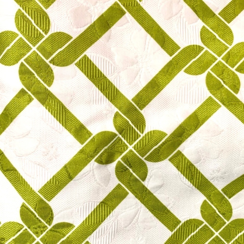 MILLY of New York Cutout Geometric Print
Green/ White Jacquard Mini Dress - Picture 8 of 9